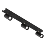 APLIQUE NACHOS 3 luces led negro - Imagen 2