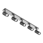 APLIQUE/SISTEMA NACHOS 5 luces led acero - Imagen 2