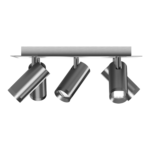 PLAFON NACHOS 5 luces led acero - Imagen 3