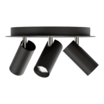 PLAFON NACHOS 3 luces led negro - Imagen 4