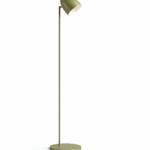 LAMPARA DE PIE OSIRA 1 luz verde olivo