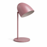 LAMPARA DE MESA / ESCRITORIO OSIRA 1 luz rosa viejo