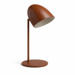 LAMPARA DE MESA / ESCRITORIO OSIRA 1 luz terracota