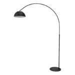 LAMPARA DE PIE ARCO LARGE 1 luz negra