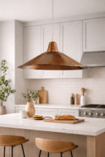 COLGANTE CHAPA 25cm 1 luz cobre - Imagen 3