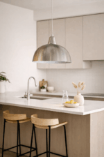 COLGANTE CHAPA 22cm 1 luz acero - Imagen 3