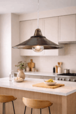 COLGANTE CHAPA 25cm 1 luz bronce viejo - Imagen 3