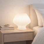 VELADOR/LAMPARA DE MESA DANTE 1 luz blanco - Imagen 2