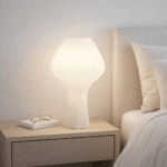 VELADOR/LAMPARA DE MESA DANTE M 1 luz blanco - Imagen 2