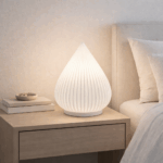 VELADOR/LAMPARA DE MESA GOTA 1 luz blanco - Imagen 2