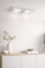 PLAFON MASIANO 2 luces aluminio - Imagen 2