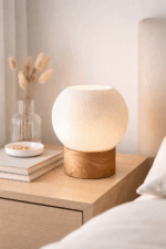 VELADOR/LAMPARA DE MESA NITO 1 luz blanco - Imagen 2